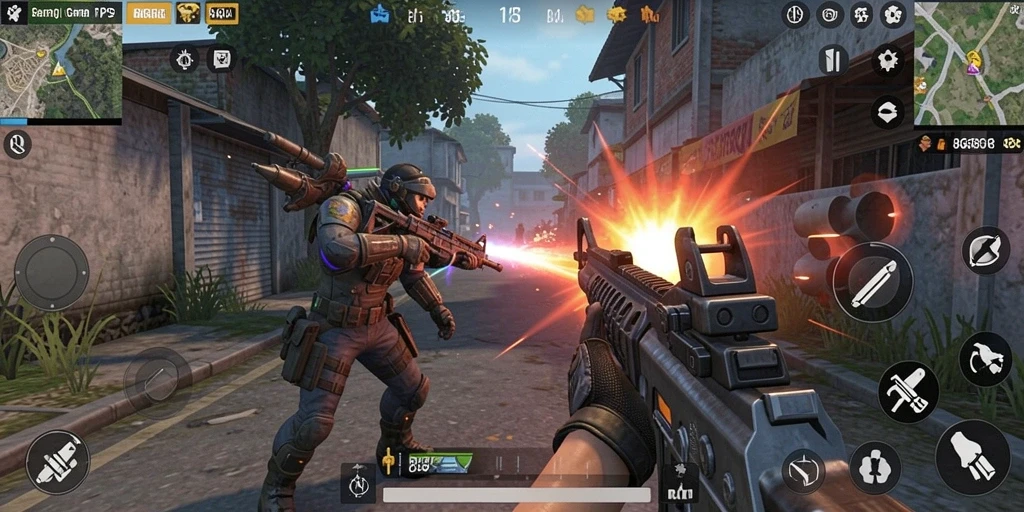 Gameplay intens dan seru dalam 8G8G yang penuh aksi.