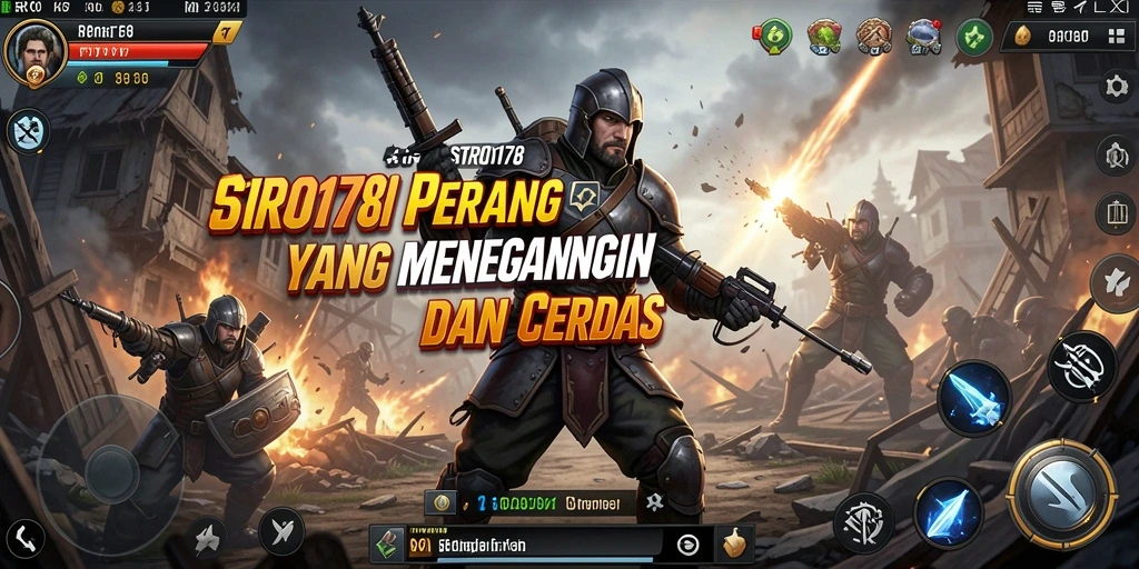 Tampilan aksi seru di dalam permainan strategi BRO178.