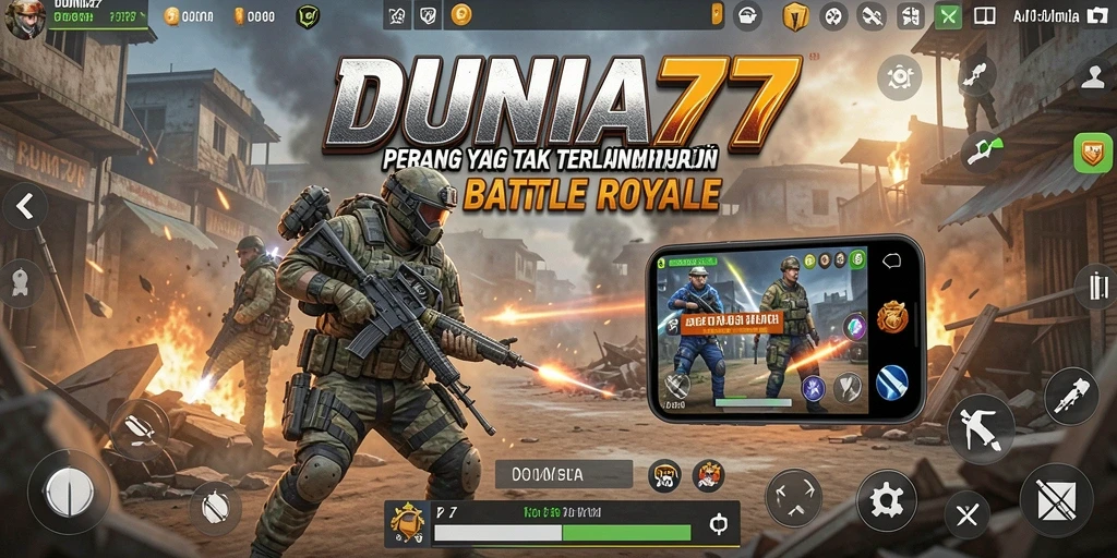 Tangkapan layar dari gameplay DUNIA77 yang mendebarkan.