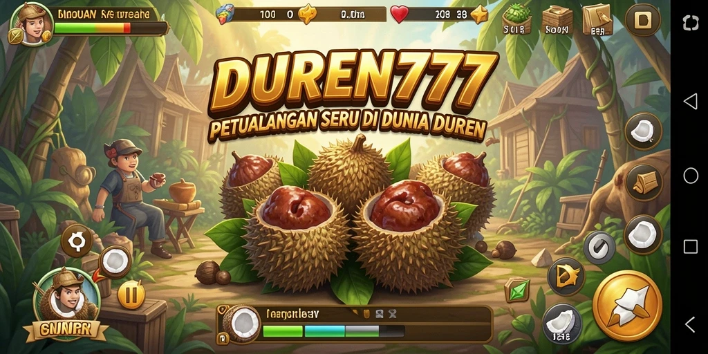 Tampilan gameplay DUREN777 yang seru dan menantang.