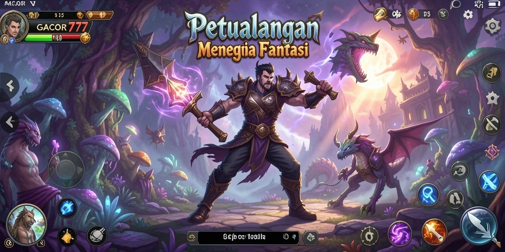 Screenshot GACOR77 menampilkan karakter utama dalam aksi petualangan luar biasa.