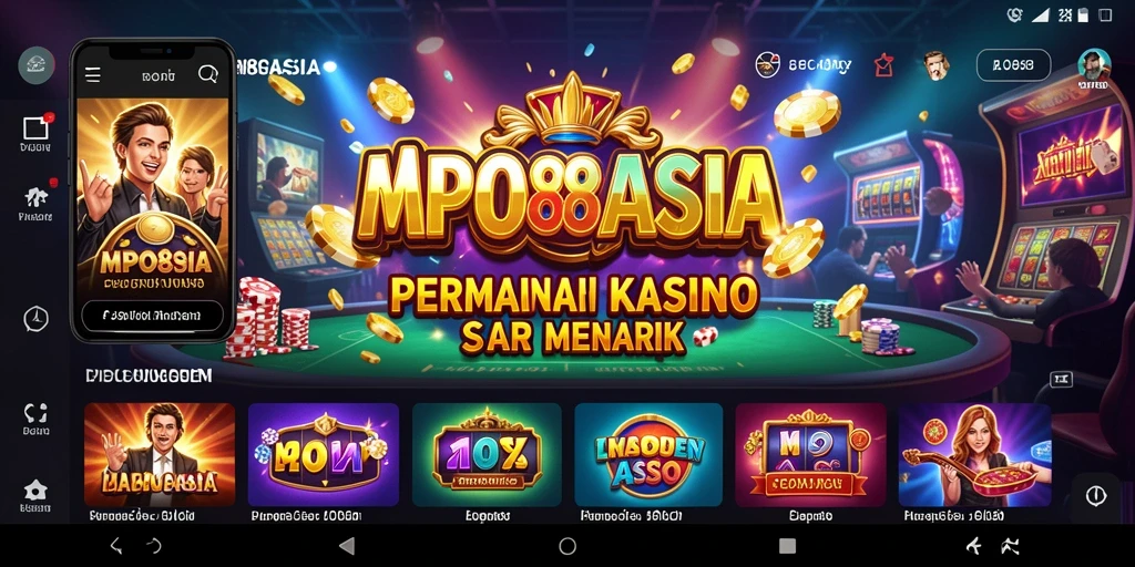 Tampilan menarik gameplay MPO88ASIA dalam suasana Kasino.