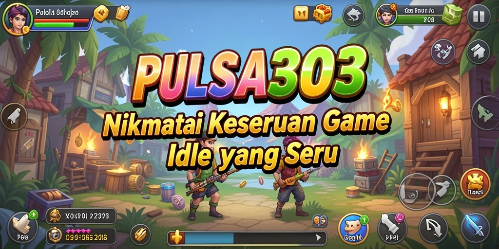 Tampilan seru gameplay PULSA303 dengan banyak karakter lucu.
