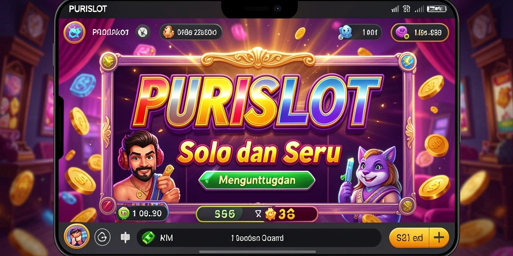 Screenshot gameplay menampilkan mesin slot dengan grafis cantik dan fitur bonus.