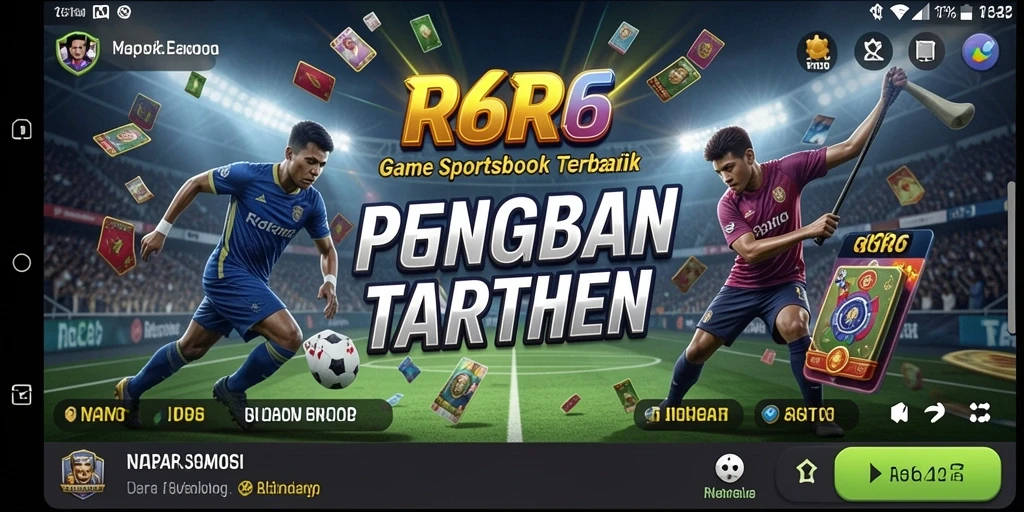 Tampilan menarik dari gameplay taruhan olahraga R6R6.