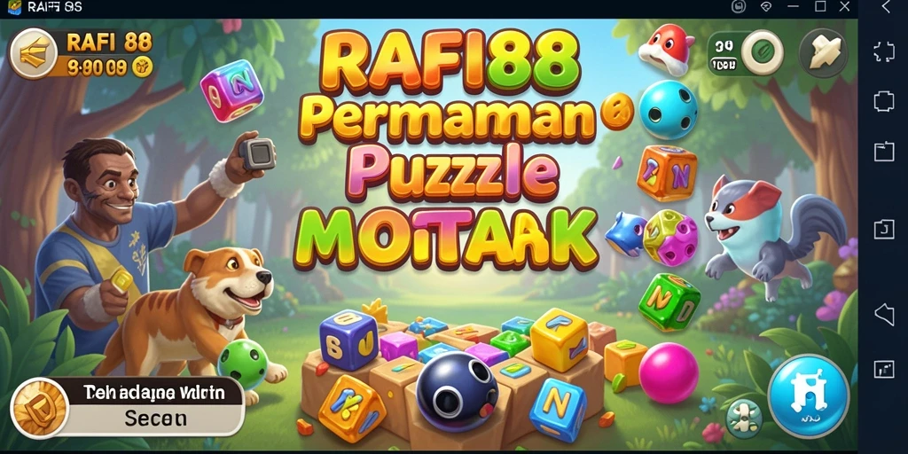 Tampilan gameplay menantang dari RAFI88 saat menyelesaikan puzzle.