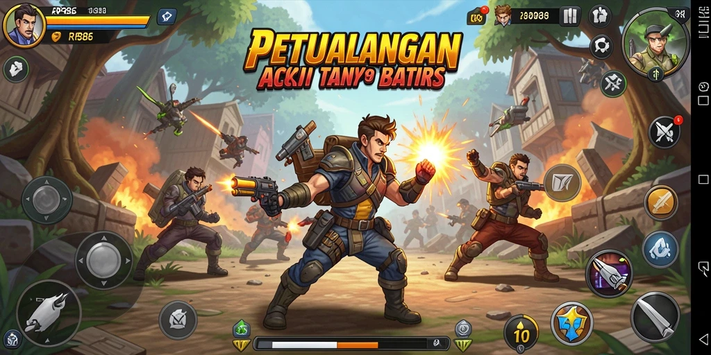 Tampilan gameplay seru di RP886 dengan aksi ARPG yang menawan.