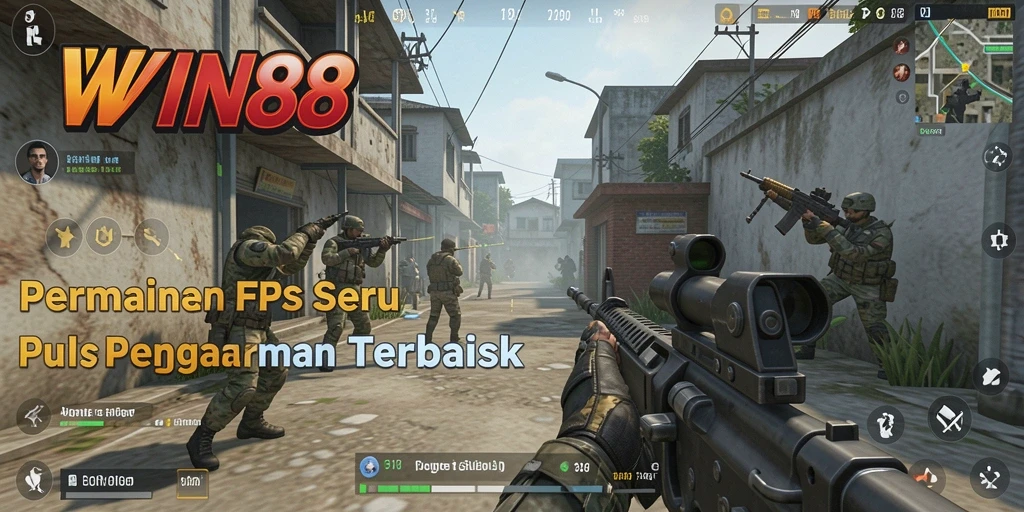 Tampilan gameplay seru dan mendebarkan dalam WIN88.